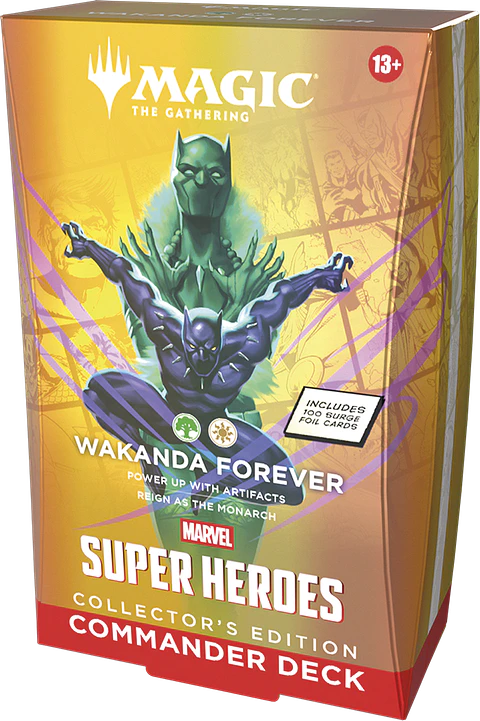 Premium Commander Deck Marvel Super Heroes - Wakanda Forever