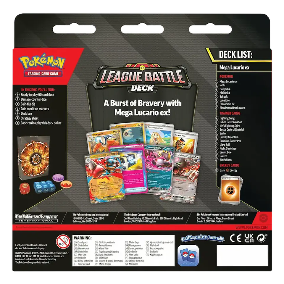 League Battle Deck Mega Lucario ex 2