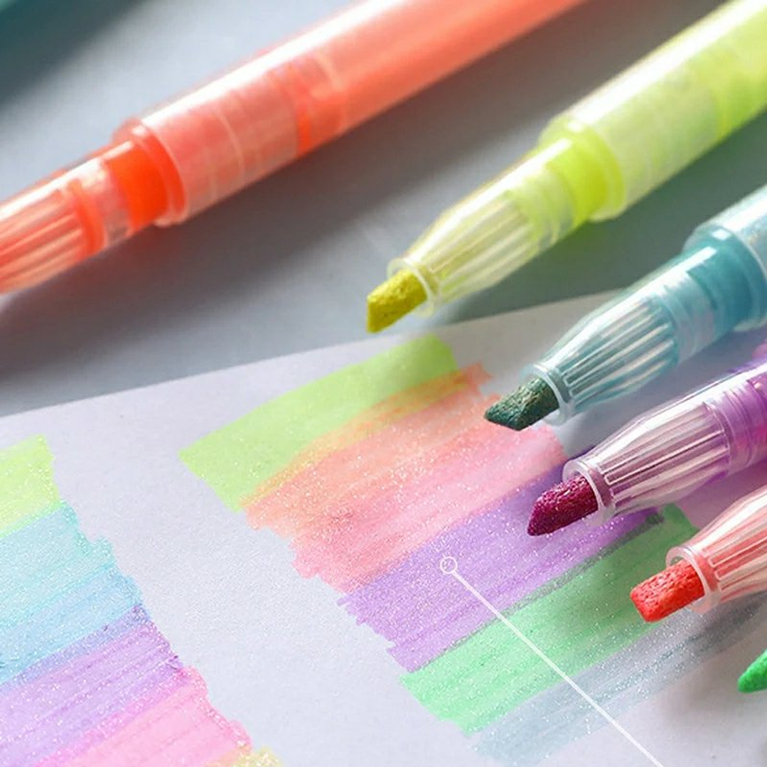 Destacadores líquidos 6 colores 4