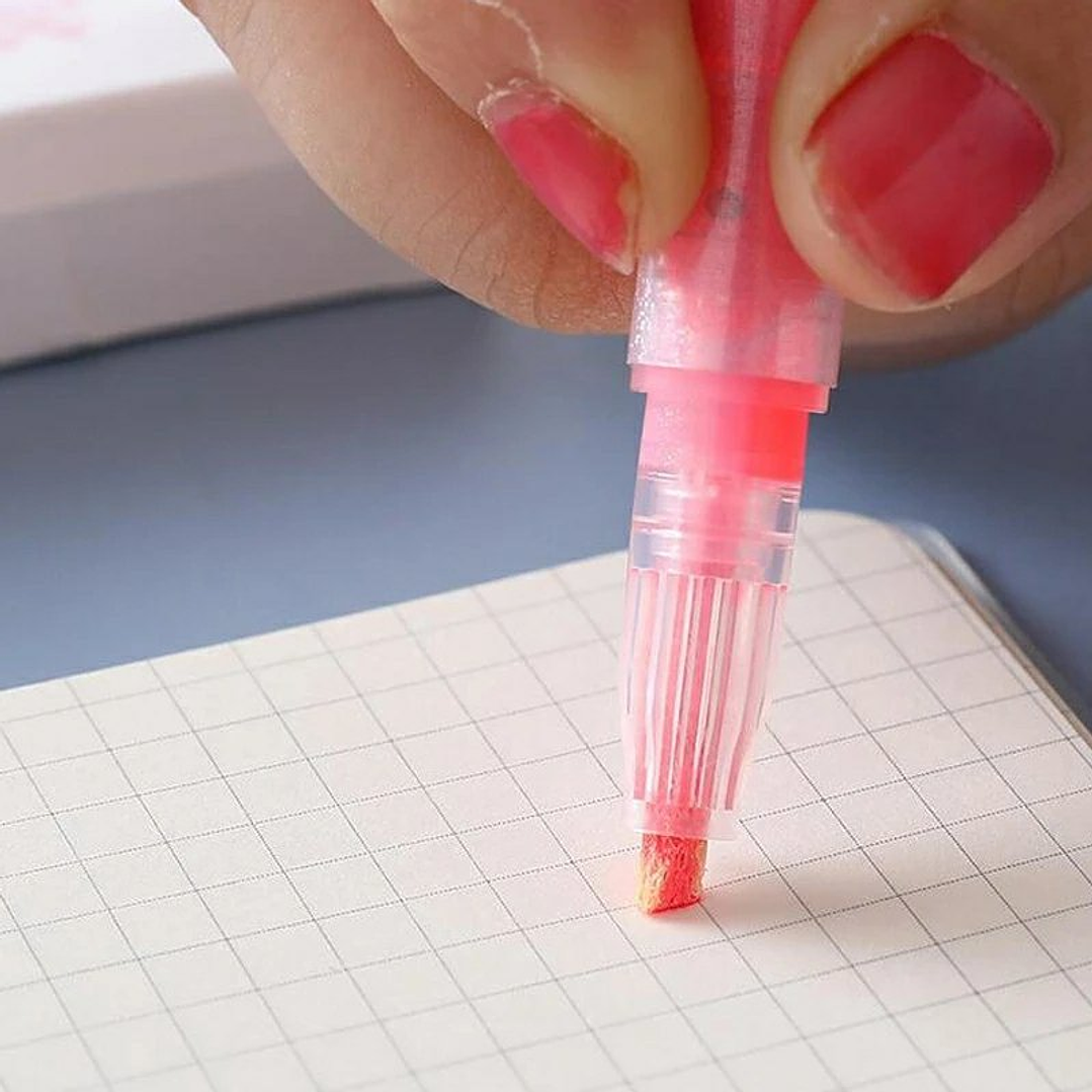 Destacadores líquidos 6 colores 6