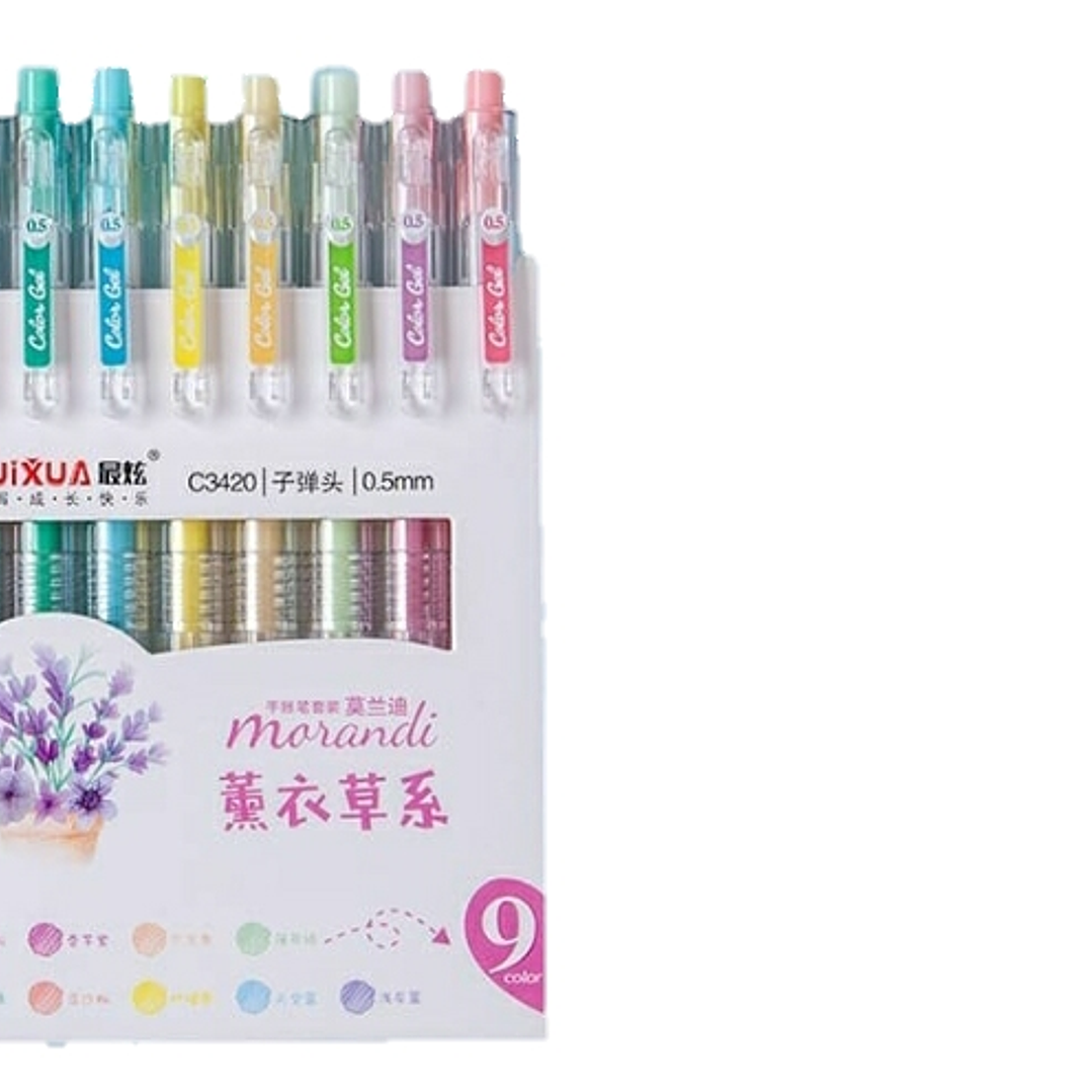 Lápices Tinta Gel Pastel Morandi 4