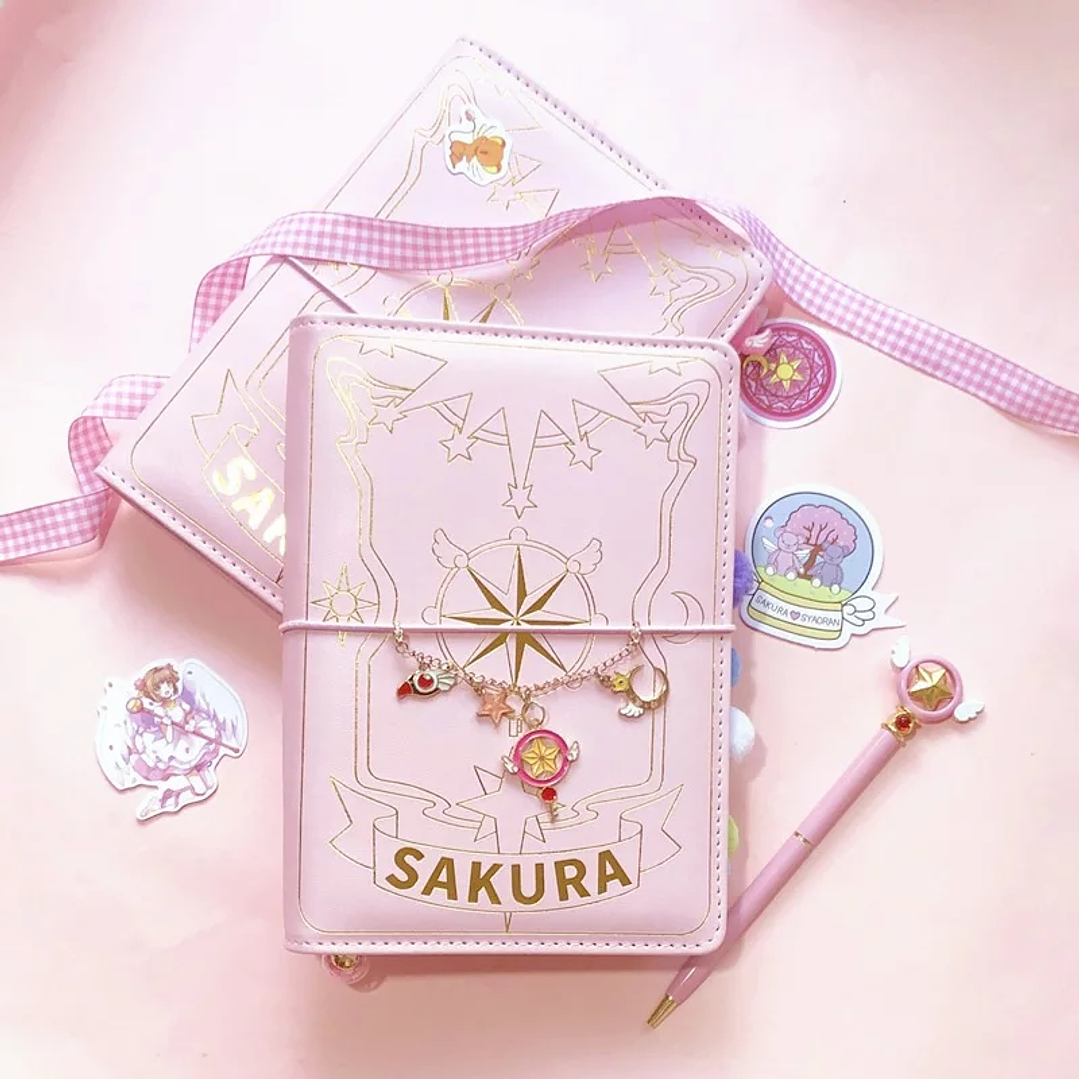 Planner Sakura Card Captor con accesorios 3