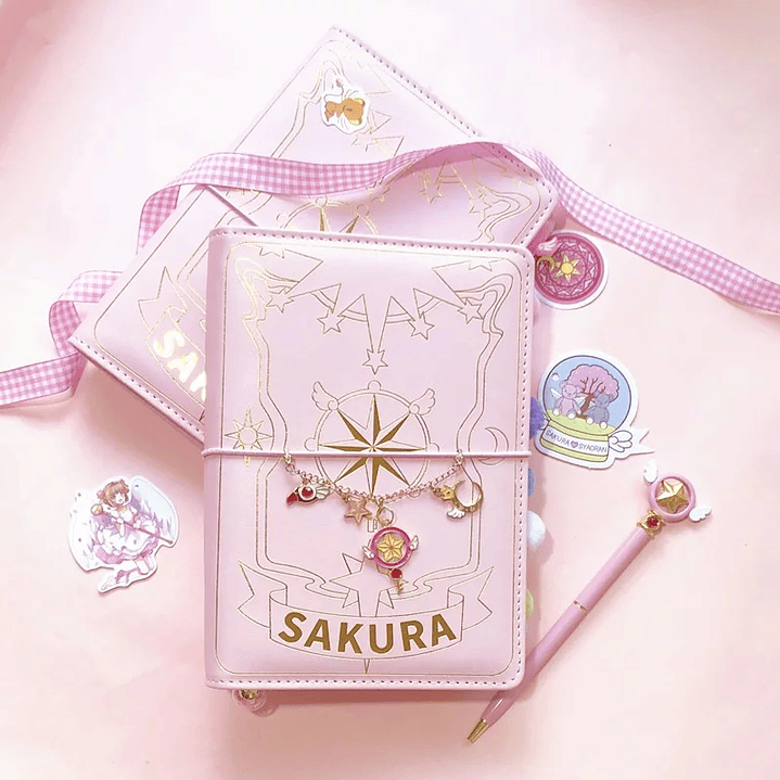 Planner Sakura Card Captor con accesorios 3