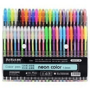 Set De 48 Lápices Gel