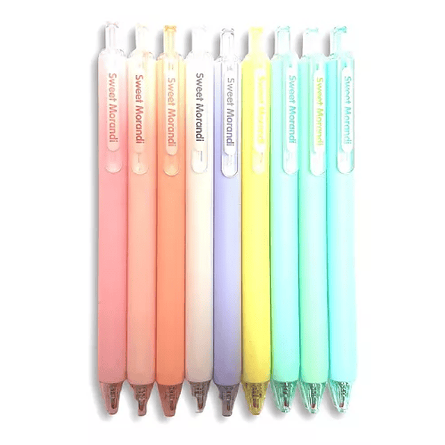 Set de 9 lápices de tinta gel