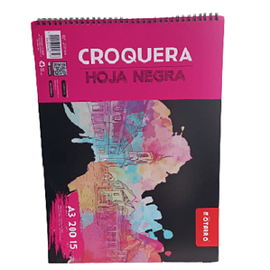Croquera Negra A3