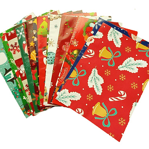 Set Sobres De Papel De Regalo 17x24 Cm