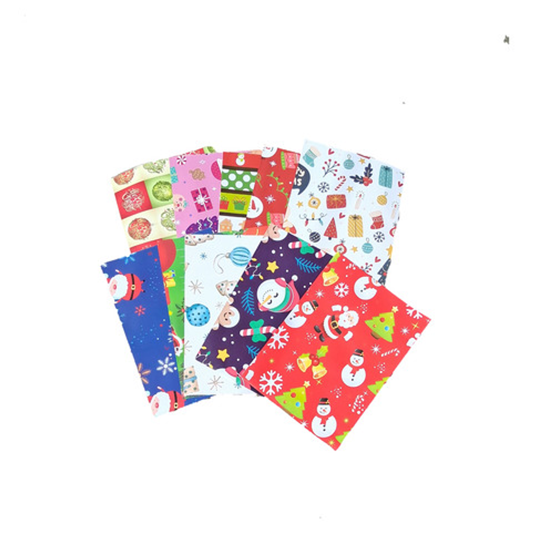 Set 10 Sobres Papel Regalo 24x34cm 2