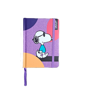 Libreta Snoopy tapa dura mediana