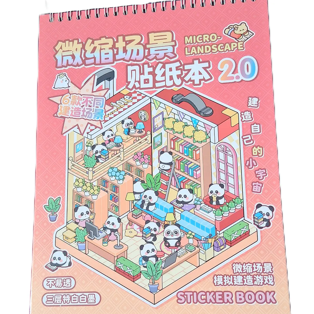 Libreta de stickers escenarios 1