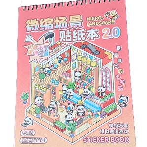 Libreta de stickers escenarios