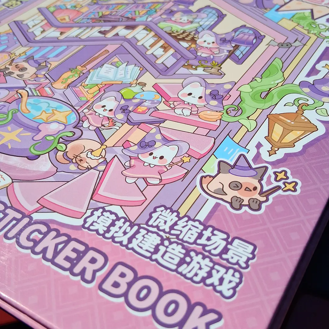 Libreta de stickers escenarios 3