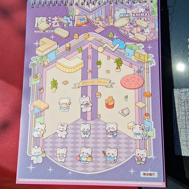 Libreta de stickers escenarios 4