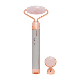 2-IN-1 Rose Quartz Sonic Facial Massager