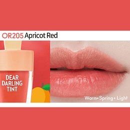 Dear Darling Water Gel Tint Ice Cream - OR205 Apricot Red