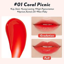Color Key Ring Water Gel Tint - 01 Coral Picnic