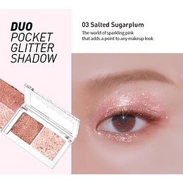 Duo Pocket Glitter Shadow - #03 Salted Sugar Plum