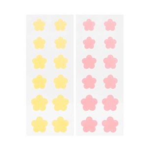 Petal Perfect Skin - Hydrocolloid Acne Patches | Pink & Yellow