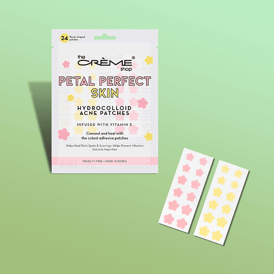 Petal Perfect Skin - Hydrocolloid Acne Patches | Pink & Yellow