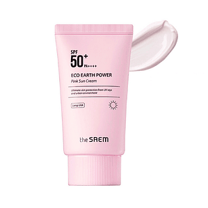 Eco Earth Pink Sun Cream SPF 50+ PA++++ 50g