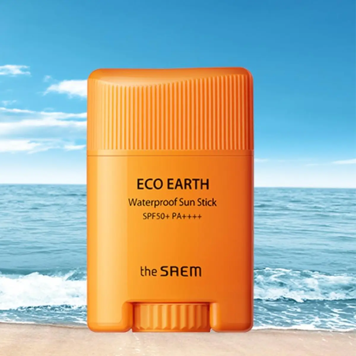 The Saem Eco Earth WaterProof Sun Stick LSF 50 – Sonnencreme Im Stick, Wasserfest, Mattierend, Für Empfindliche Haut