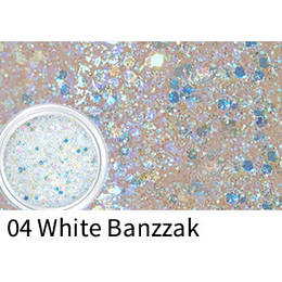 Jelly Glitter - 04 White Banzzak