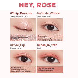Pearl Flex Glitter Eye Palette - 01 Hey Rose