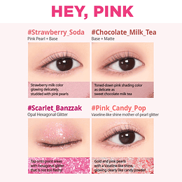 Pearl Flex Glitter Eye Palette - 04 Hey Pink