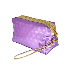 Cosmetiquero Lunares Lila