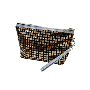 Cosmetiquero Cuadros Victoria (Dorado)