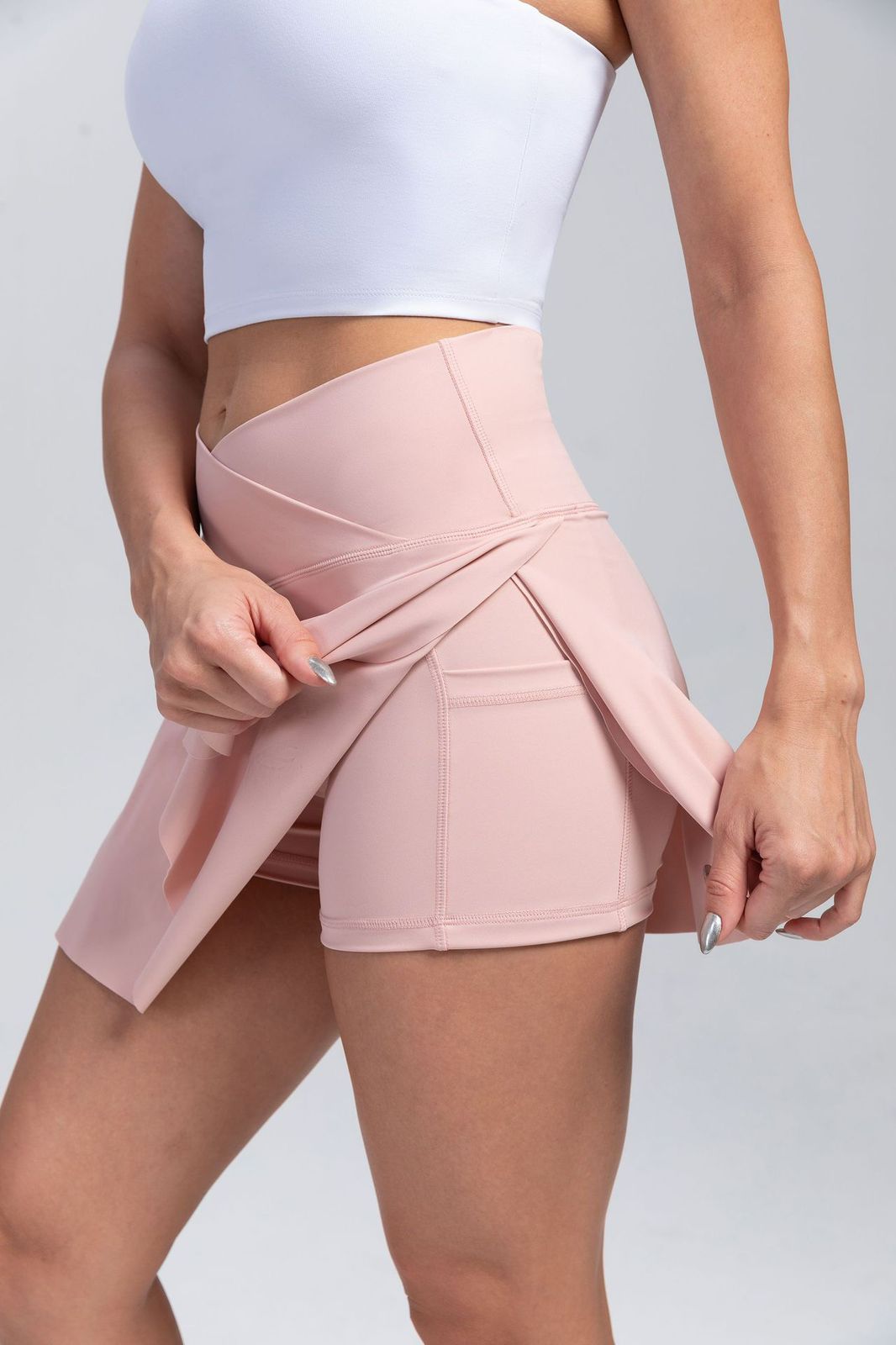 Falda Short Agata - Rosada