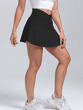 Falda Short Agata - Negro