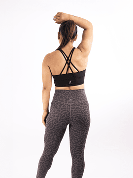 Calza Print Gris Oscura