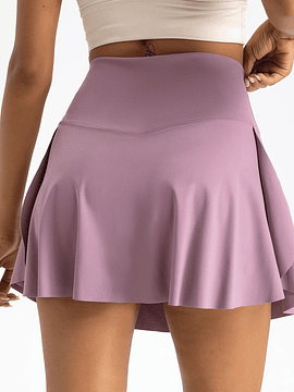 Falda Short Agata - Palo Rosa