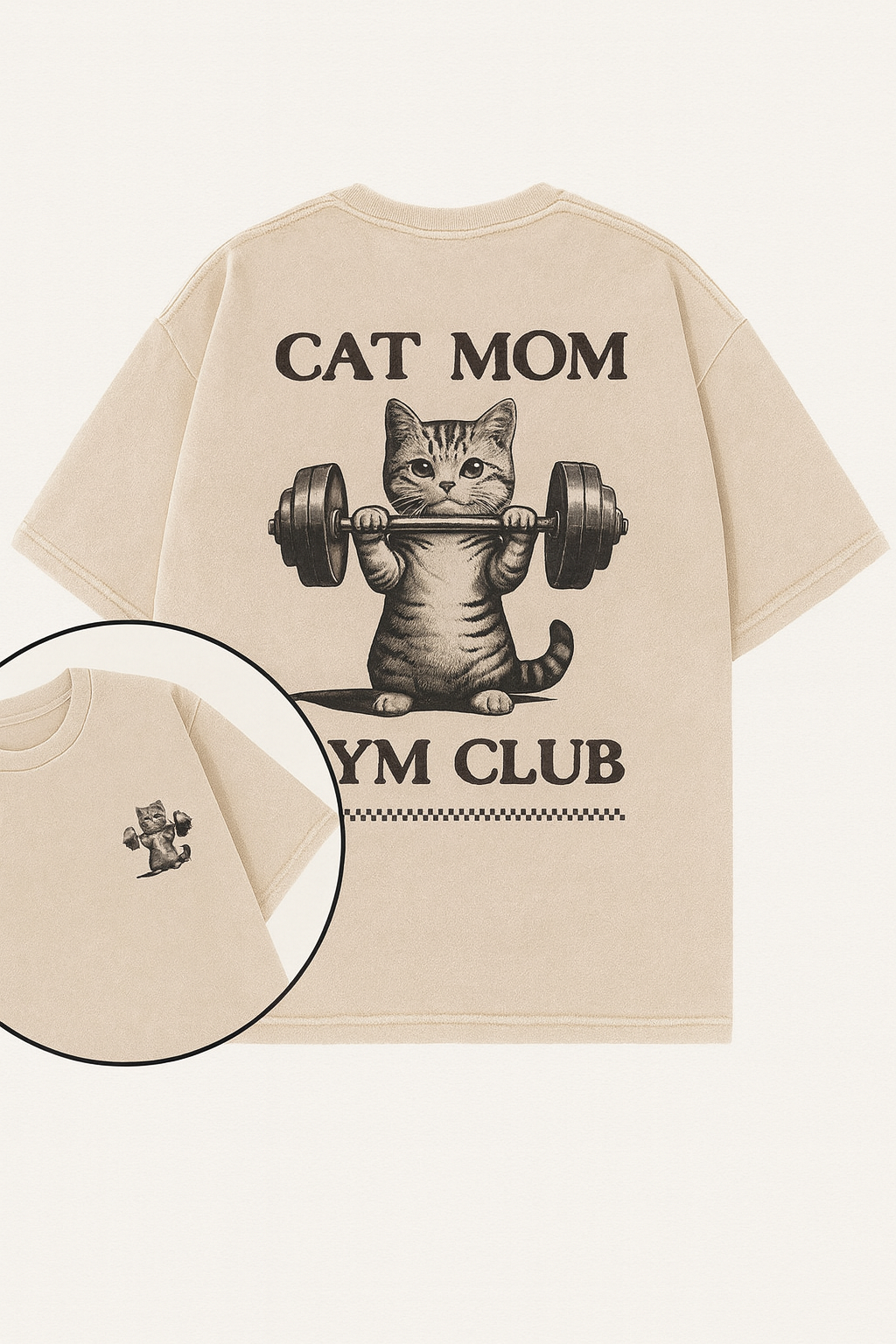POLERA OVERSIZE - CAT MOM