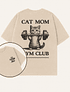 POLERA OVERSIZE - CAT MOM
