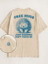 POLERA OVERSIZE - FREE HUGS