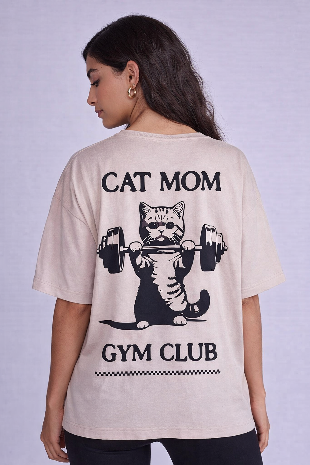 POLERA OVERSIZE - CAT MOM