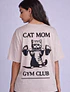 POLERA OVERSIZE - CAT MOM