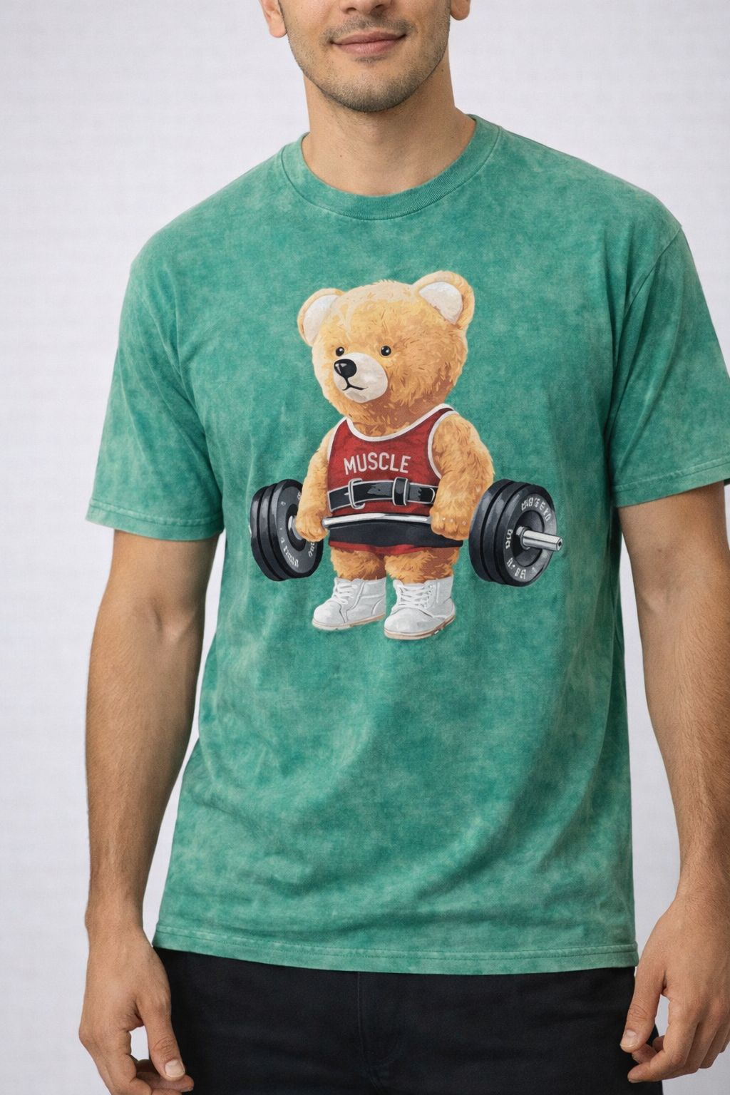 POLERA OVERSIZE - OSO VERDE