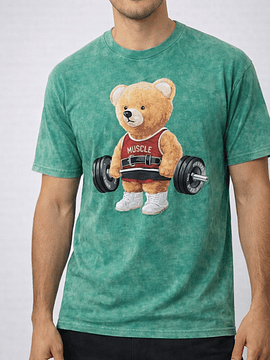 POLERA OVERSIZE - OSO VERDE