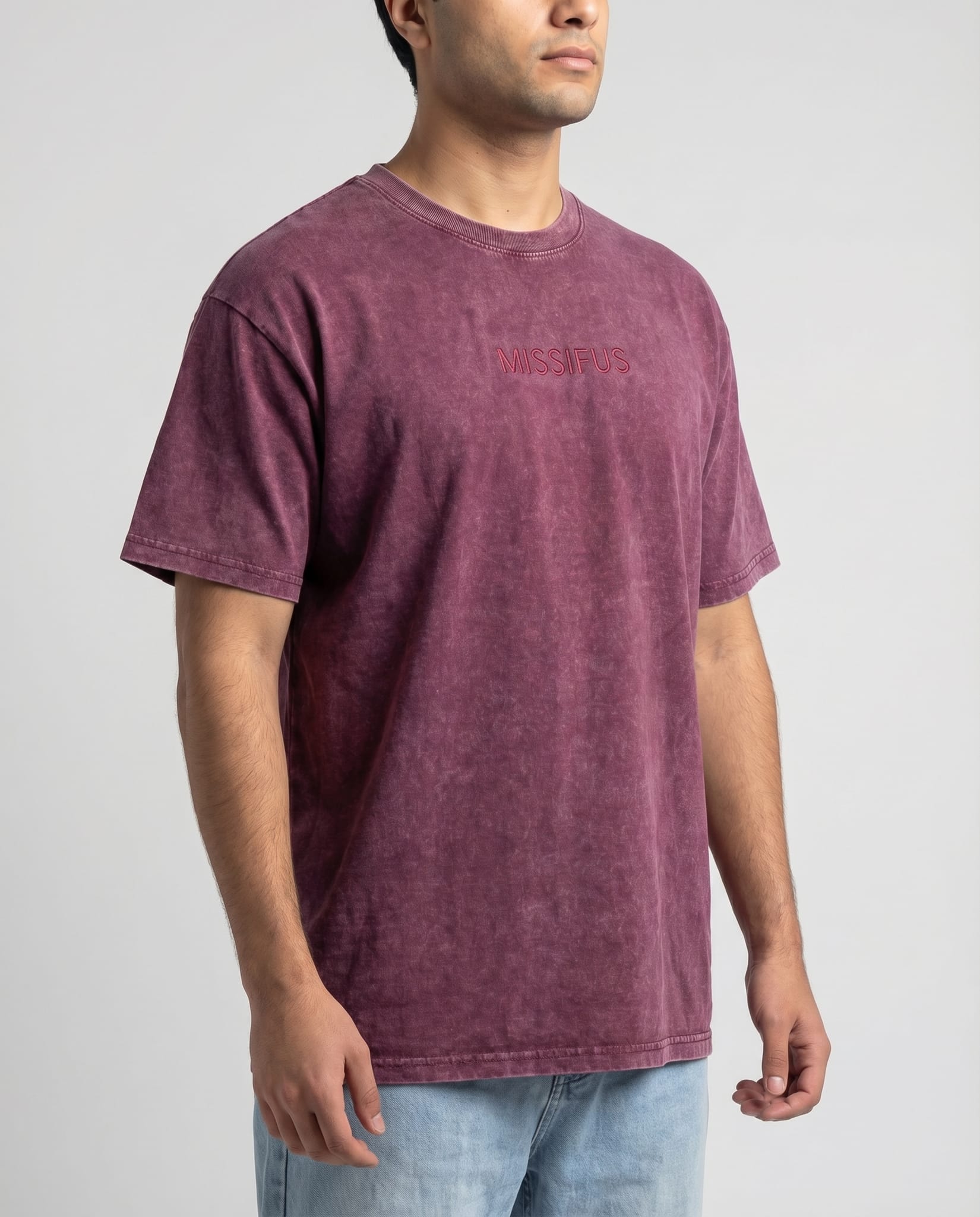 Polera burdeo - Calce Fit