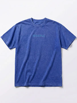 Polera azul - Calce oversize