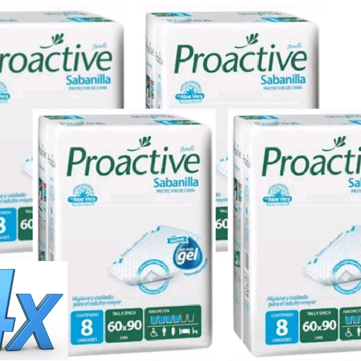 Proactive Sabanilla Adulto Pack x4 1