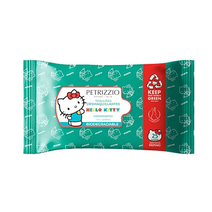 Petrizzio Hello Kitty Toalla Desmaquillante Pepino x25