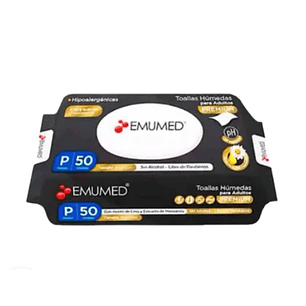 Emumed Toalla Húmeda para Adulto x45Un