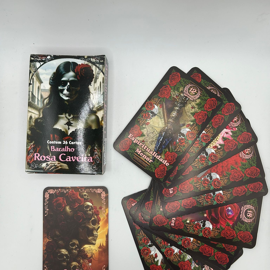 Baralho Rosa Caveira  1