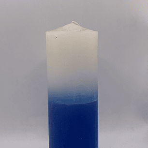 Vela Azul e Branco 