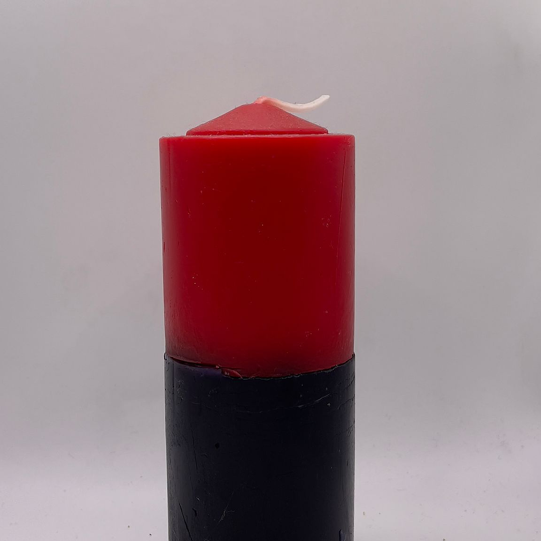 Vela Vermelha e Preta 1