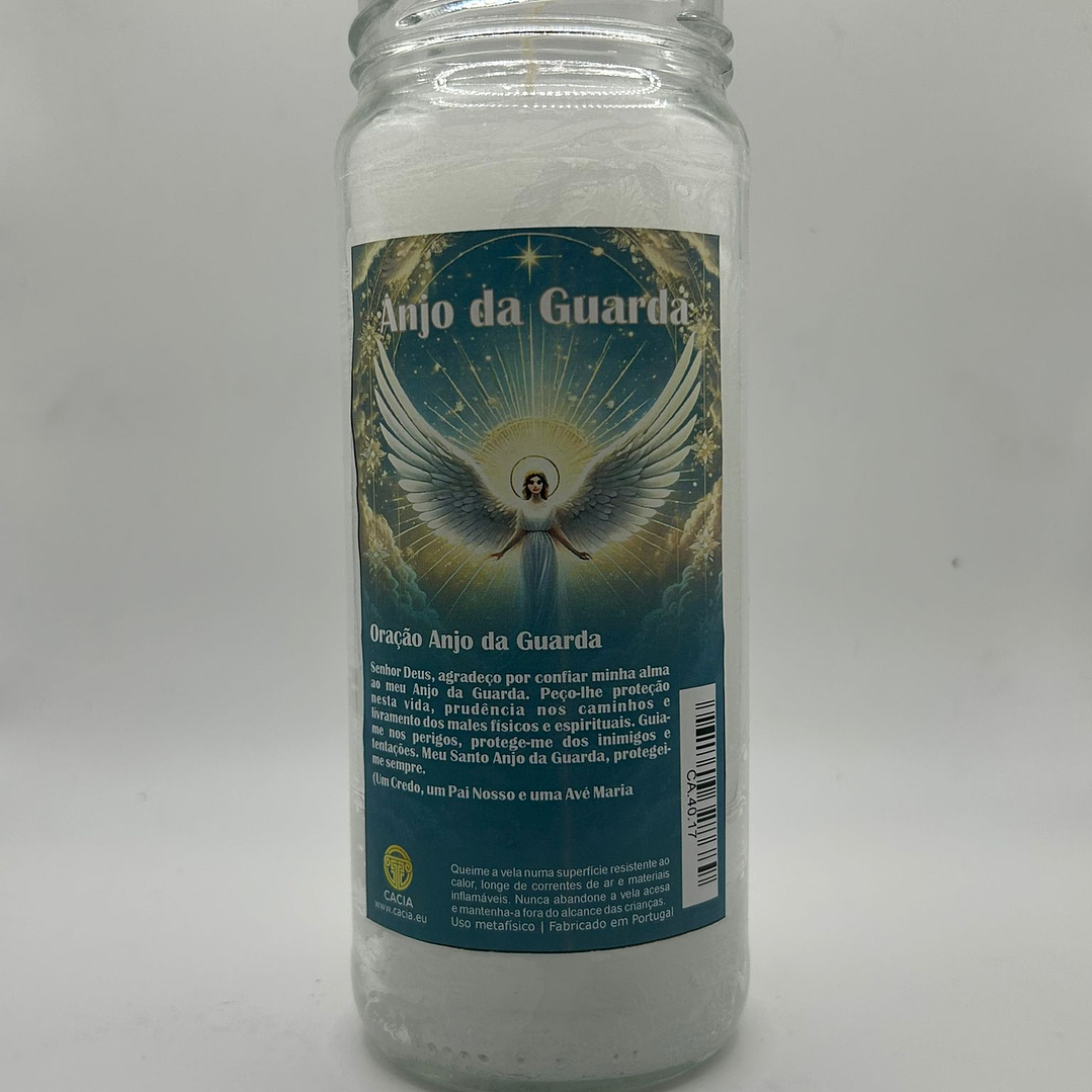 Vela Vidro Anjo da Guarda 1